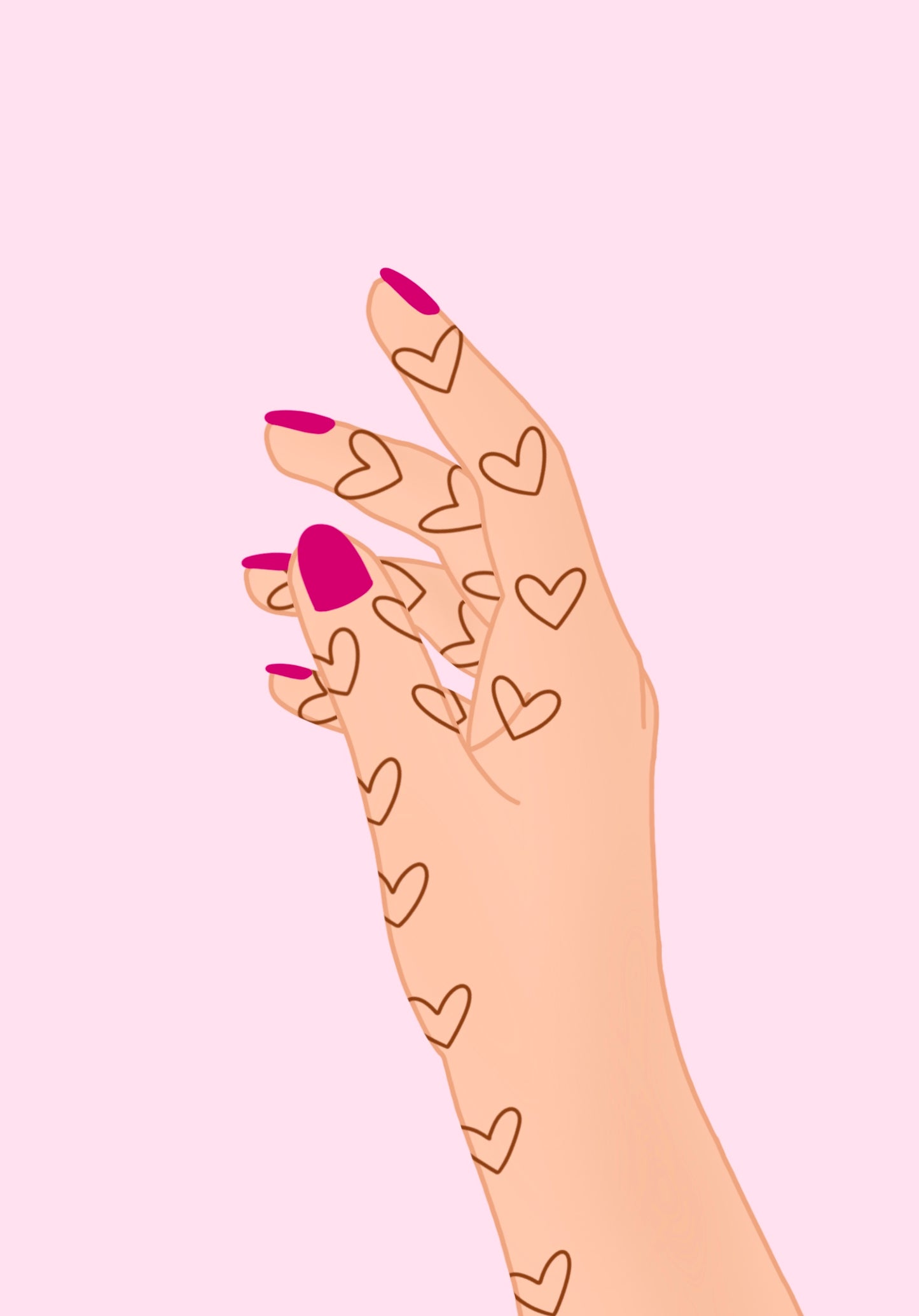 Heart henna stickers, henna tree, حنا، استكرات حنا