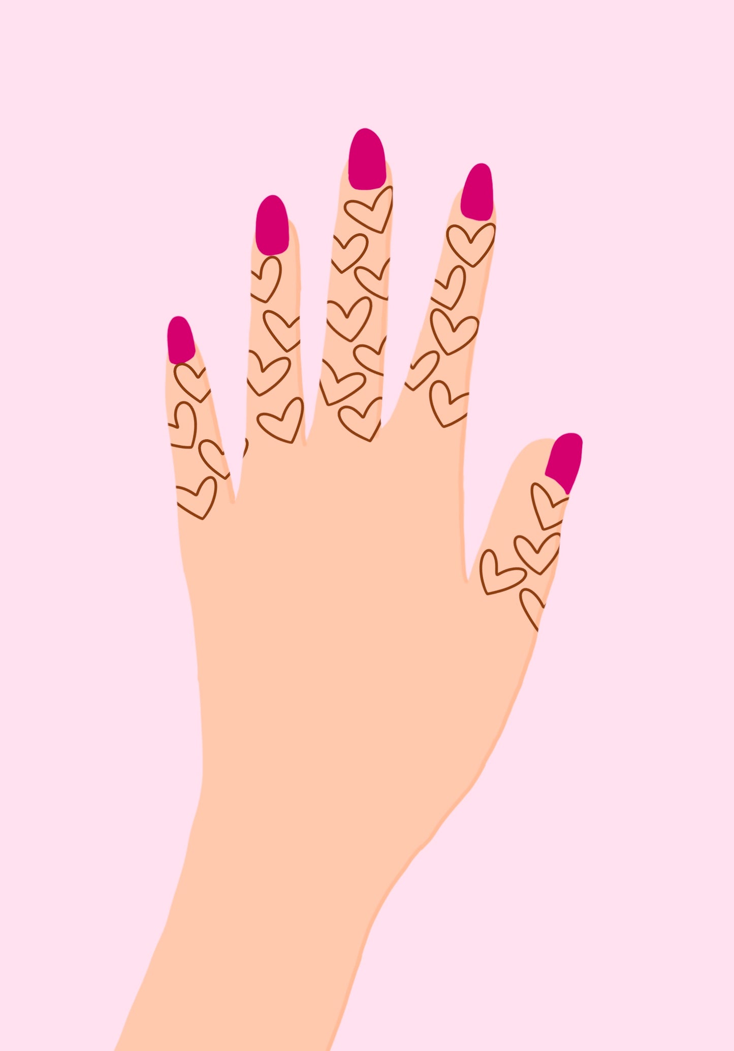 Modern Henna Sticker for girl